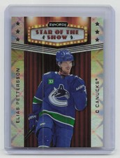 2023-24 Upper Deck Synergy Hockey Star of the Show Elias Pettersson #SOS-19