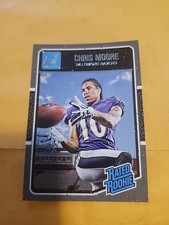 2016 Donruss Football Card Chris Moore Rated Rookie #357. rookie card picture