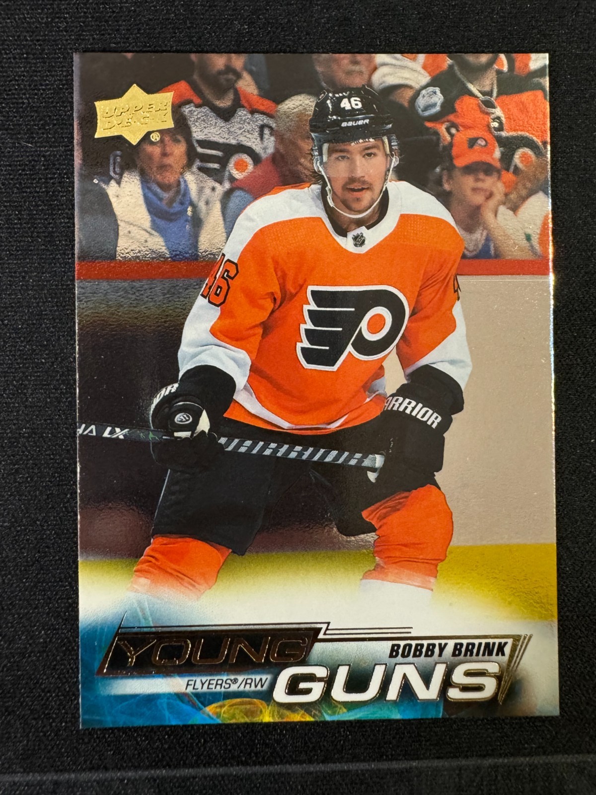 2022-23 Upper Deck Series 1 Young Guns Silver Foil Bobby Brink #227 (RC)