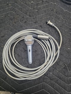 Vintage Microphone And Cable
