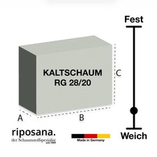 Schaumstoff Kaltschaum 28/20