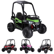 Aosom 12V Dual Motor Kids Electric Ride-on UTV Toy w/ MP3/USB Music
