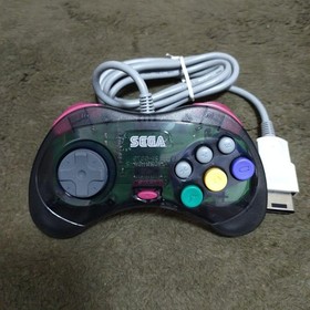 Sega Saturn Cool Pad Controller Skeleton Color Clean No Damage Kids Ages 14+