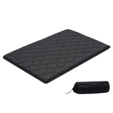 VEVOR Matelas Futon Japonais Tatami Doux Pliable 203,2x137,2x8,9 cm Yoga Noir