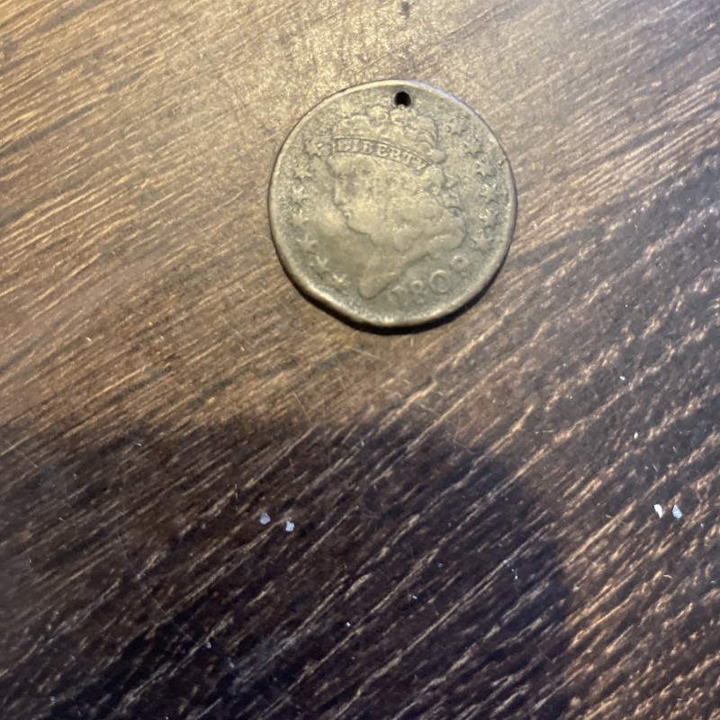 1809 HALF CENT, NICE COIN