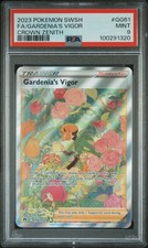 2023 POKEMON SWORD & SHIELD CROWN ZENITH #GG61 FULL ART/GARDENIA'S VIGOR PSA 9 on eBay