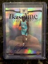 2025-26 Topps Finest - Sion James Baseline Rookie Auto Refractor- Hornets #BA-SJ