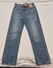 Levi's 501 Original Cropped Women's 24x26 High Rise Button Denim Jeans - NEW