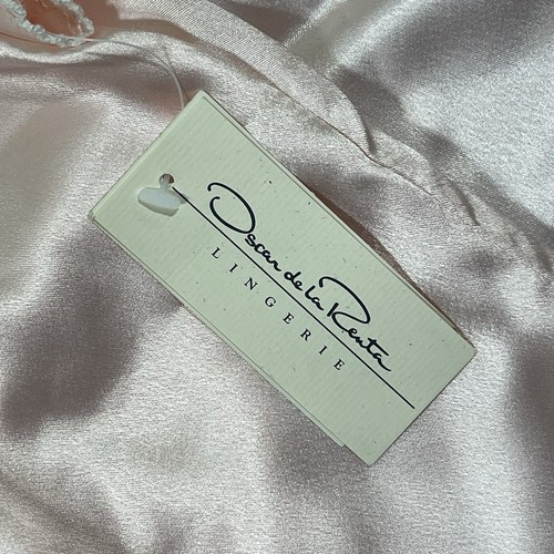 Oscar De La Renta Nightgown Lingerie Short Sleeve Full Length XS NWT Soft Pink - Picture 12 of 16