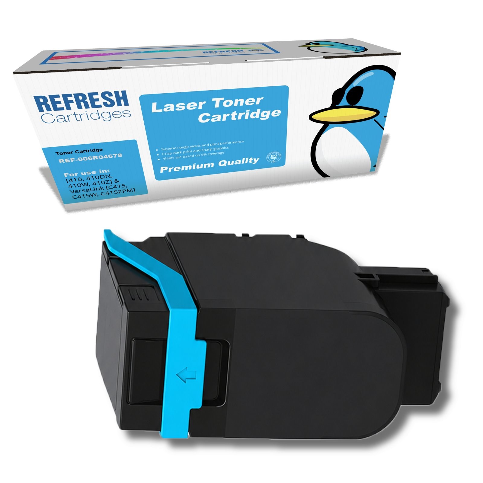 Refresh Cartridges Cyan 006R04678 Toner Compatible With Xerox Printers
