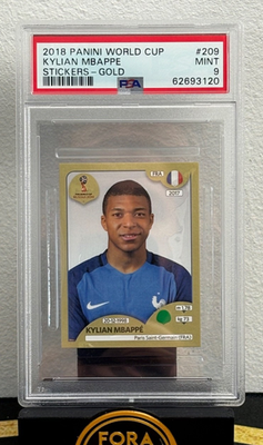 PSA9 RC mbappe panini 2018 W杯 2018 Panini World Cup Sticker Kylian Mbappe Rookie PSA 9 MINT #80