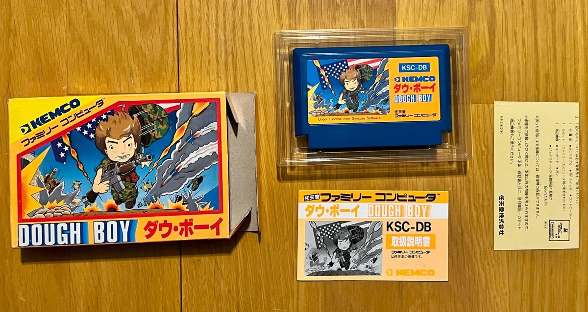 KEMCO DOUGH BOY ダウ・ボーイ Dough Boy Nintendo Famicom Kemco 1985 Japanese Version KSC