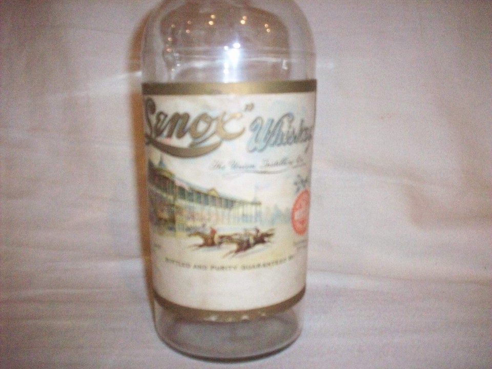 ANTIQUE LENOX WHISKEY BOTTLE AND LABEL VERY NICE eBay