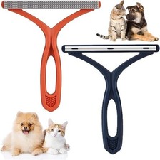 02 Cat Dog Hair Removers, Removing Lint from Clothing, Carpet,... Orange  Blue 