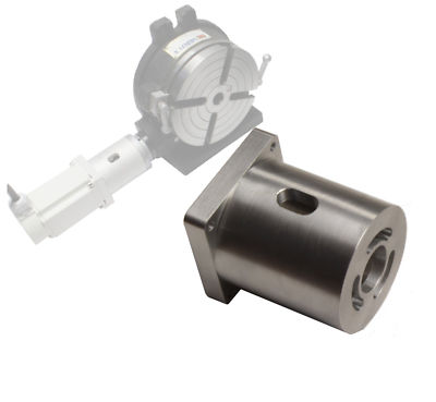 Schrittmotor Adapterflansch für Rundtische Teilapparat 150mm HV-4  HV-6  Vertex 