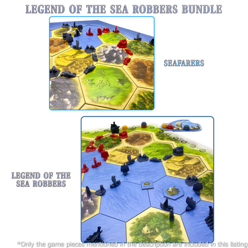 Catan: Legend of the Sea Robbers Bundle (custom colors) - Picture 3 of 20