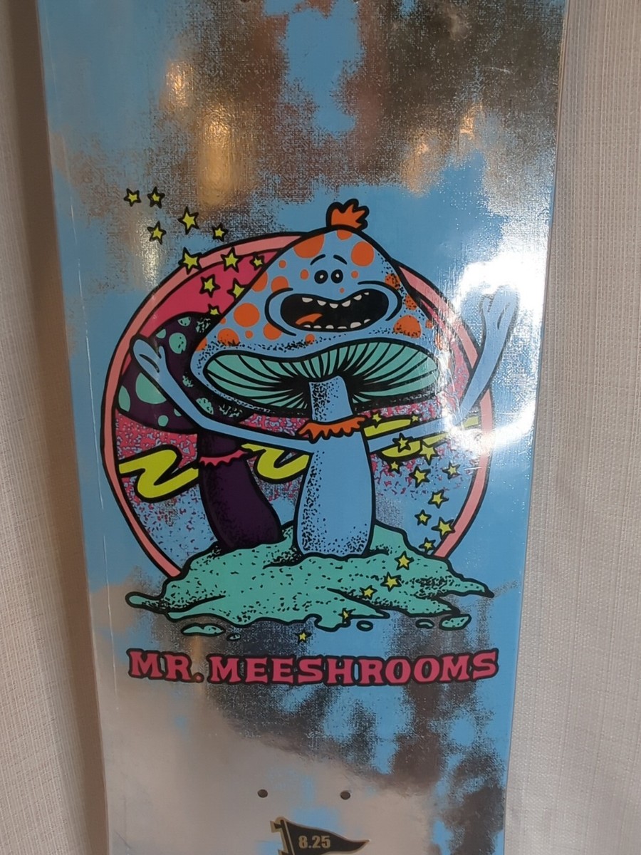 Primitive Skate x Rick And Morty Mr Meeshrooms Meeseeks 8.25 NOS