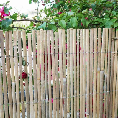 Backyard X Scapes Split Bamboo Fencing Garden Privacy Slat 6x16