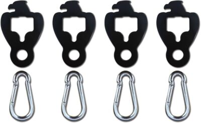 T-Post Target Hanger (Bald Eagle Style) | AR500 Targets Hanging Chain with S-Hoo