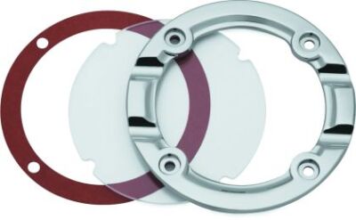 Kuryakyn Chrome Clear Trap Door for Hypercharger Air Cleaners