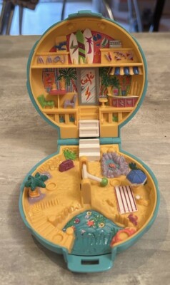 Gioco Conchiglia Polly Pocket Beach Party 1989 Vintage Shell