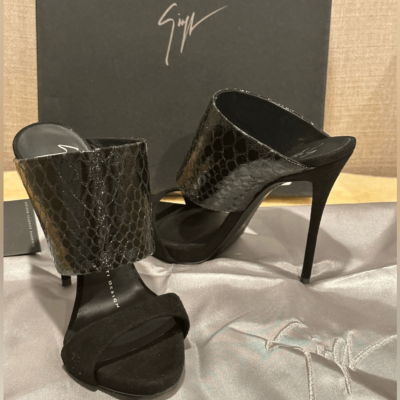 Giuseppe Zanotti Ankle Strap High Heels mules Sandals Open Toe 