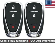 2x New Replacement Key Fob for Select Chevrolet Vehicles. HYQ4AA HYQ4AS 315 MHz