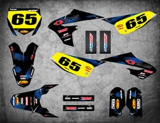 Custom Graphics Full Kit to Fit Yamaha YZ 65 BARBED STYLE full stickers decals