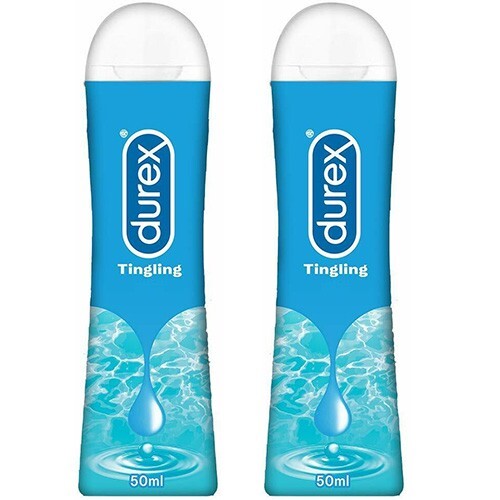 Durex Tingling Play Tingle Lubricant 2 Bottles (50ml) Condom Friendly