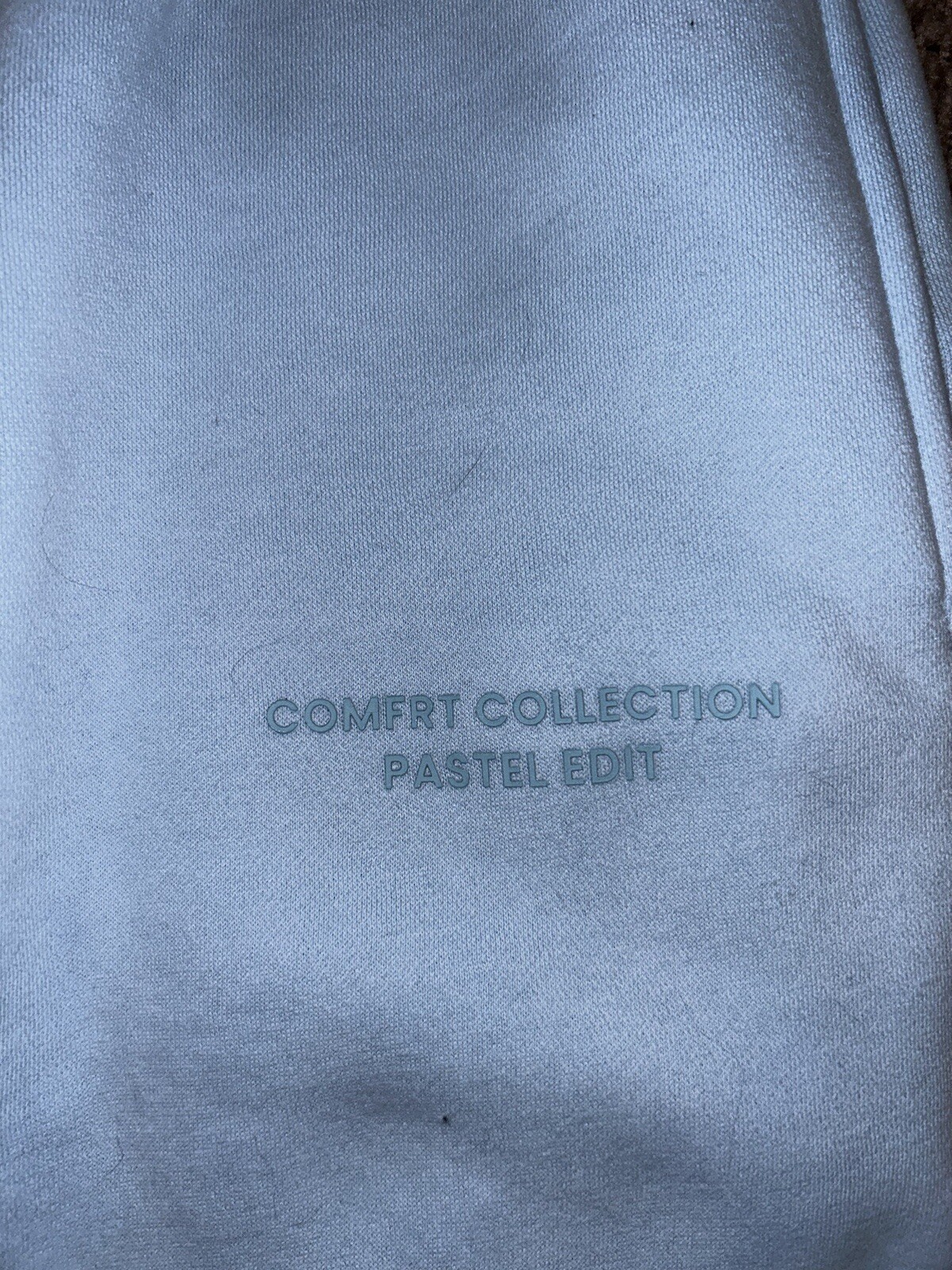 Comfrt Pastel Collection Sweatpants  Baby Blue Color Unisex size large  
