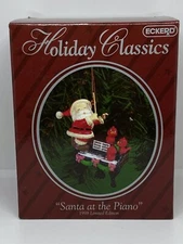 Vintage ECKERD Holiday Classic "Santa At The Piano" Limited Edition 1998 WITHBOX