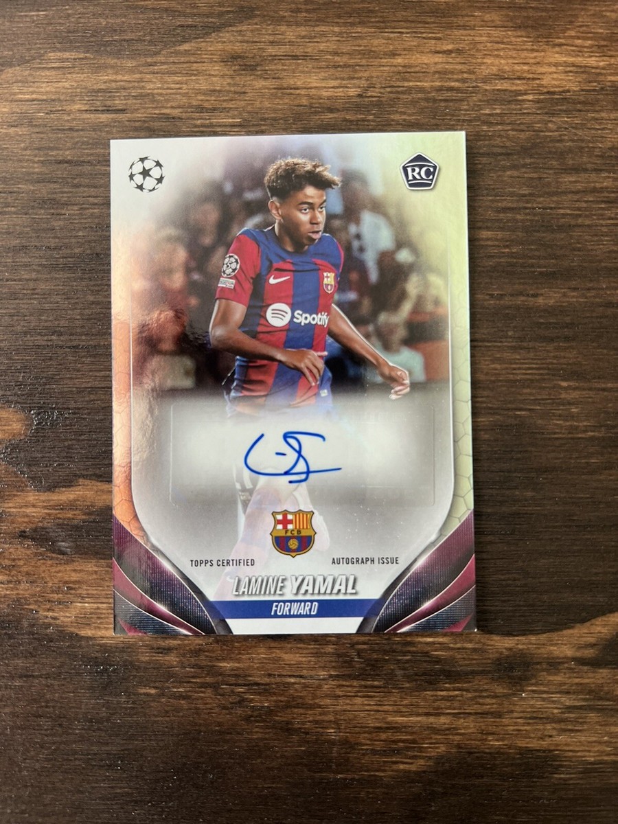 Lamine Yamal Auto FIRST RC ROOKIE Topps UCC Uefa 2023/2024 