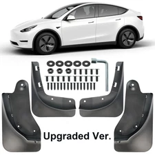 4x Large Mud Flaps Splash Guard Mudguards Rear Front For Tesla Model Y 2020-2024