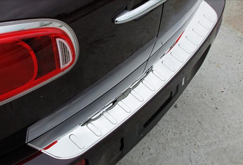 Protector de protección contra parachoques trasero plateado inoxidable para Mini Cooper Clubman F54 - Imagen 2 de 7
