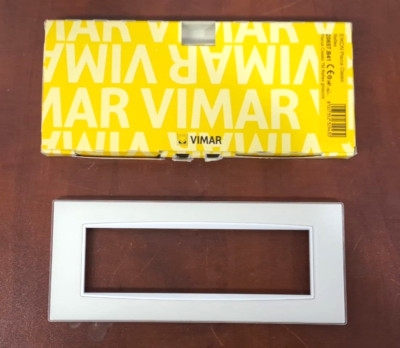 VIMAR 20657.B41 CLASSIC PLATE 7M TECHN REFLEX ICE (5 Stück)