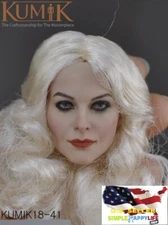 1/6 female Head Sculpt KM 18-41 For 12" Figure Phicen HOT TOYS KUMIK ❶USA❶