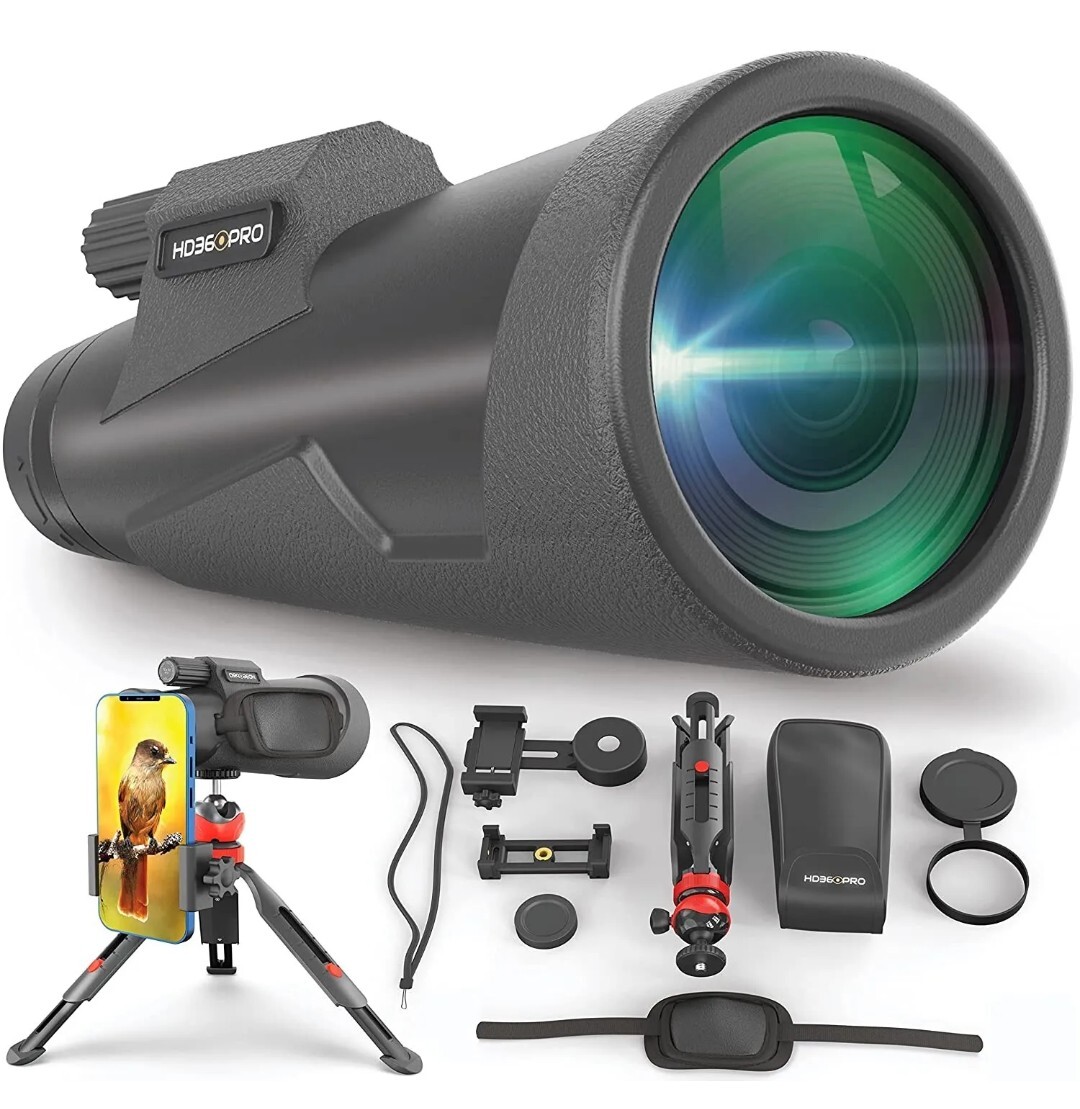 Monocular Telescope - HD36 PRO 12X50 Outdoor Telescope with