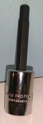 Proto Professional 3/8'' Drive x 7/32'' Hex Bit Socket ( 4990 )  MADE IN USA
