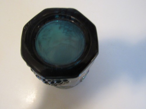 Colony Carnival Glass Harvest Blue Harvest Grape Iridescent Tumbler 5 3/4" - Picture 4 of 4