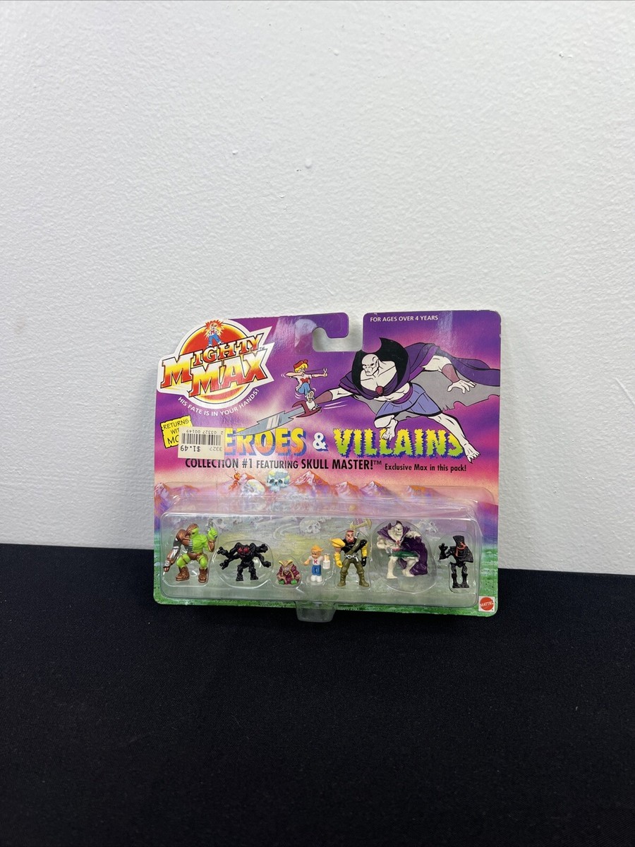 マイティマックス ヒーローズ&ヴィランズコレクション 1 Mighty Max Mighty Max Heroes and Villains Collection #1 Mini Figurines