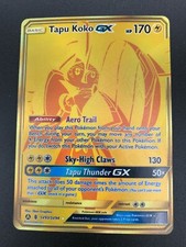 Tapu Koko GX SV93/SV94 GOLD FULL ART SECRET RARE Pokemon SM Hidden Fates NM 2019 on eBay