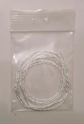 Fly Tying Material Madeira Glamour Thread No.8 Prism White 6FT (RS-2,Midge)