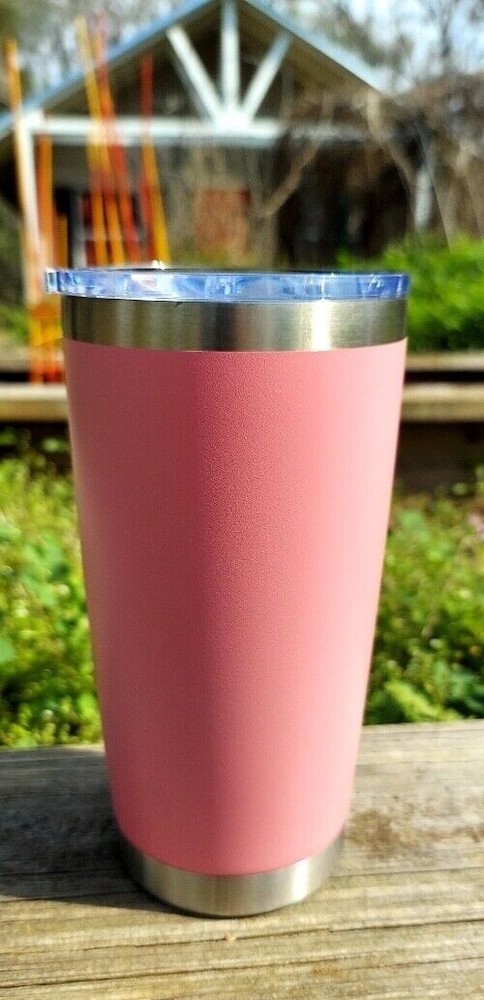 tumbler pink 20oz  (Holds temperature better than YETI)
