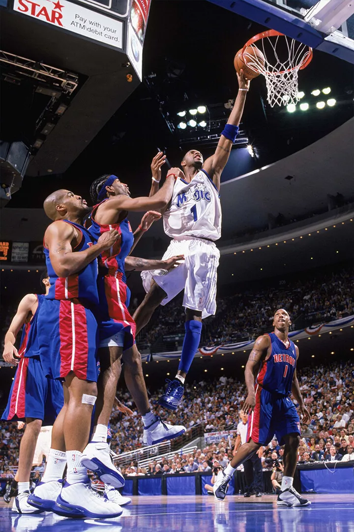 Dunk Block Star Tracy Mcgrady Basketball Wall Art Home Decor - POSTER 20x30