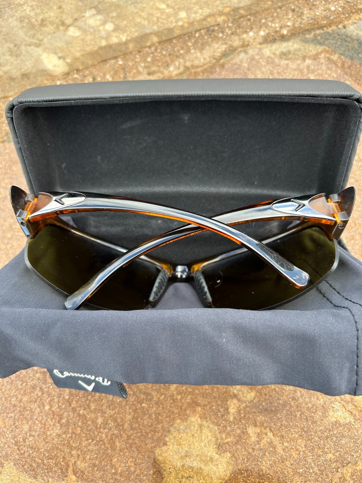 Callaway sunglasses Neox lens tech Hawk lightweight brown tortoise