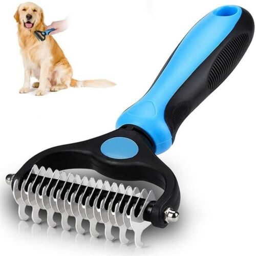 Dog Brush & Cat Brush Fur Care - Premium Underwool Brush & Undercoat Brush - Picture 1 of 12