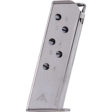 Walther PPK 6 RD .380 ACP nickel steel floorplate Mec-Gar MGWPPKSTN