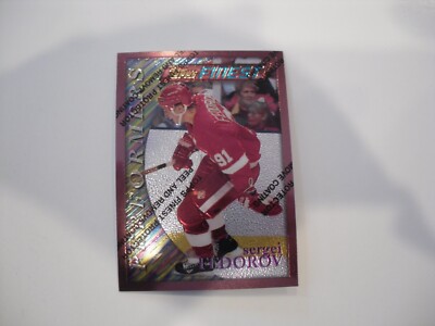 Sergei Fedorov 1995-96 Finest #186  Detroit Red Wings    D13