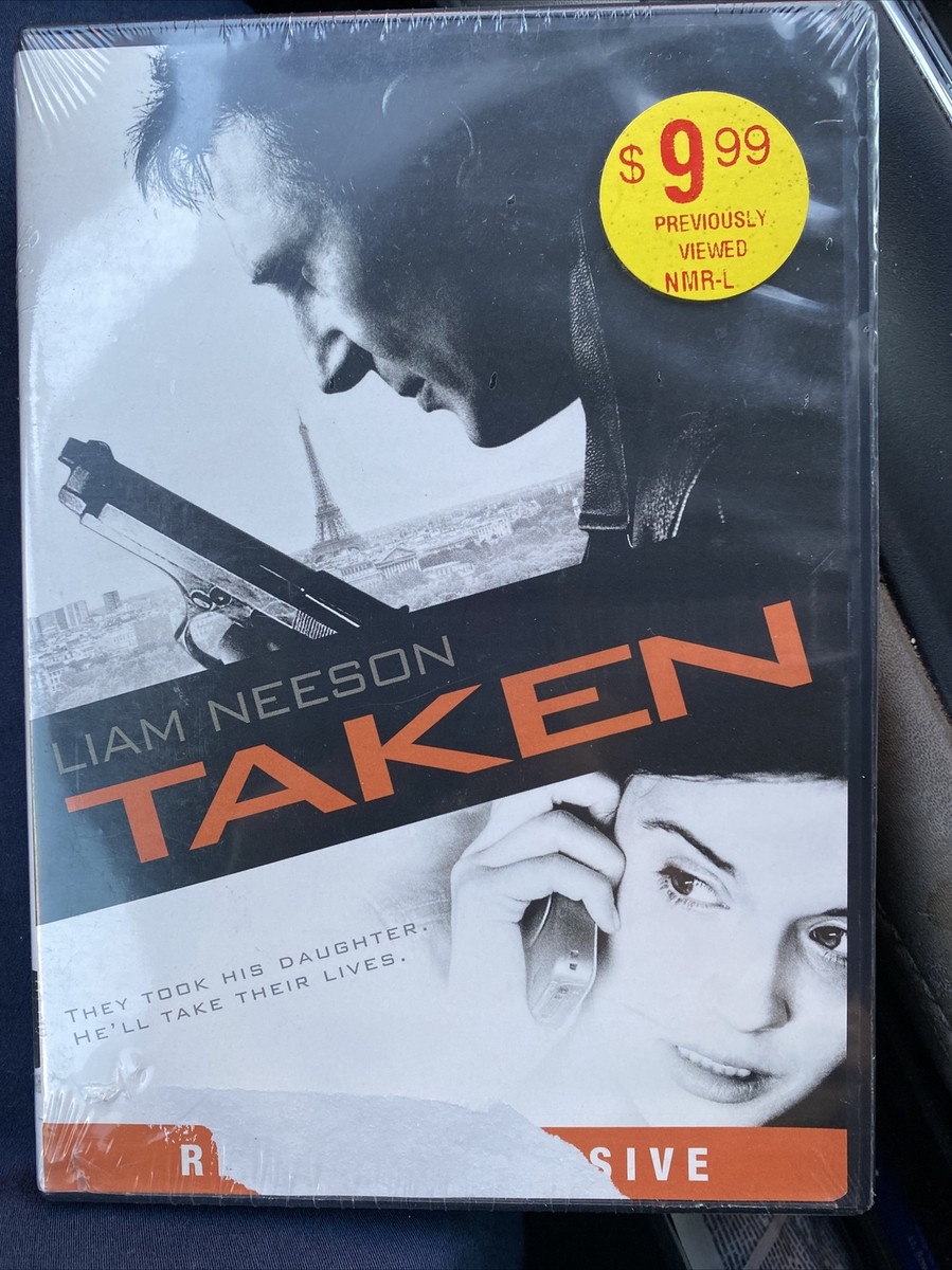 Taken 2008 DVD Movie Liam Neeson Action Classic Thriller Suspense