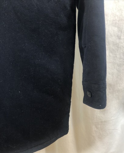 Gap Kids Boy XXL Deep Navy Corduroy Sherpa Lined Shirt Jacket Pockets NEW - Picture 9 of 13